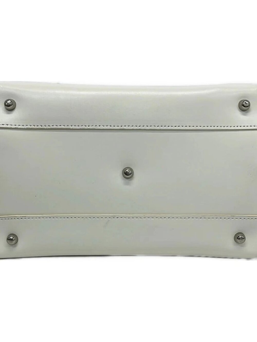 YAHKI White Leather Handbag - Picture 3 of 12